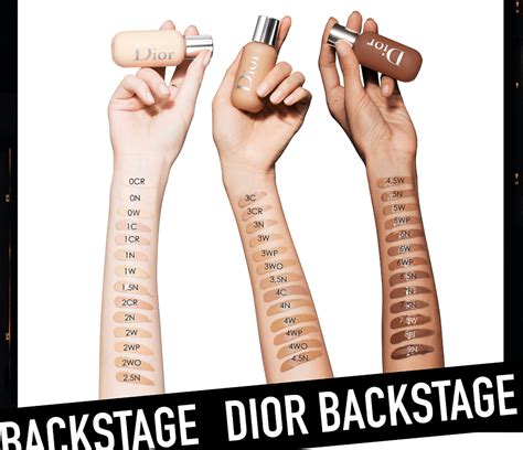 backstage dior foundation shades|dior backstage foundation reviews.